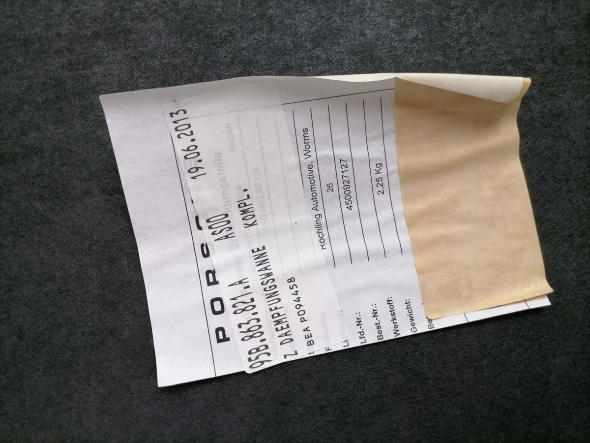 Porsche Macan original Motorunterschutz Unterfahrschutz Bj.2015